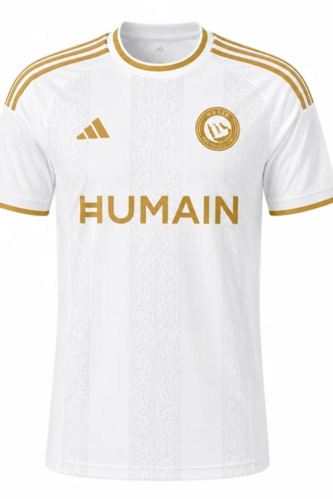 تيشرات نادي النصر  الاحتياطي الابيض2027