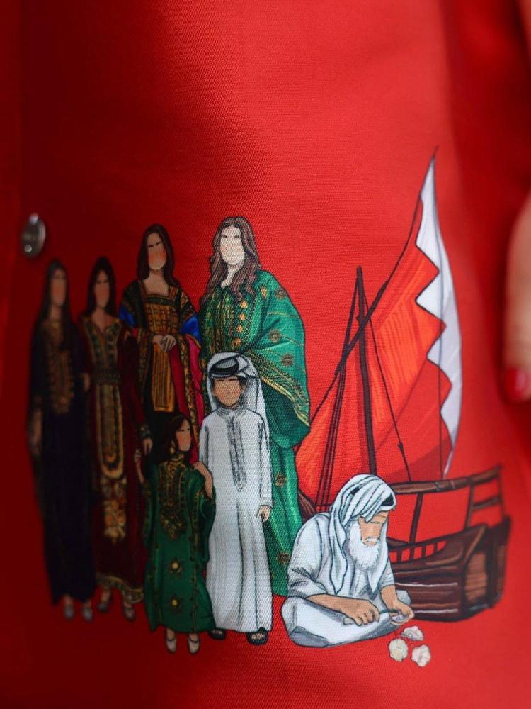فستان  اليوم الوطني