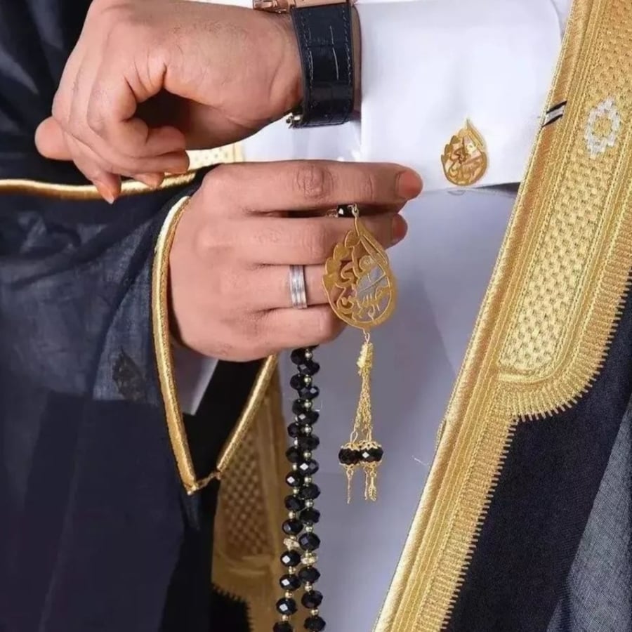 سبحه مع الكبك بالاسم