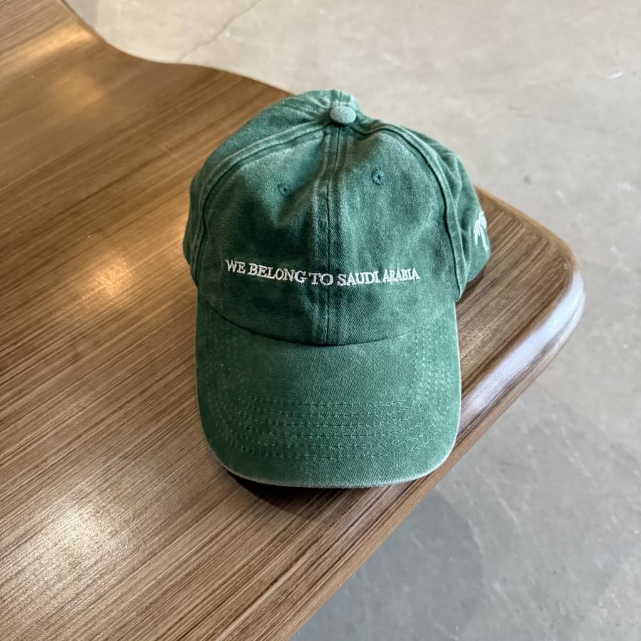 WE BELONG TO SAUDI ARABIA GREEN CAP