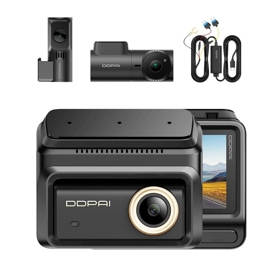 DDPai Z90 Pro three cameras package