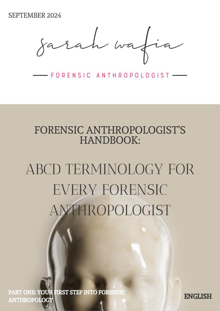 Forensic Anthropologist's Handbook: ABCD Terminology For Every Forensic Anthropologist (English)