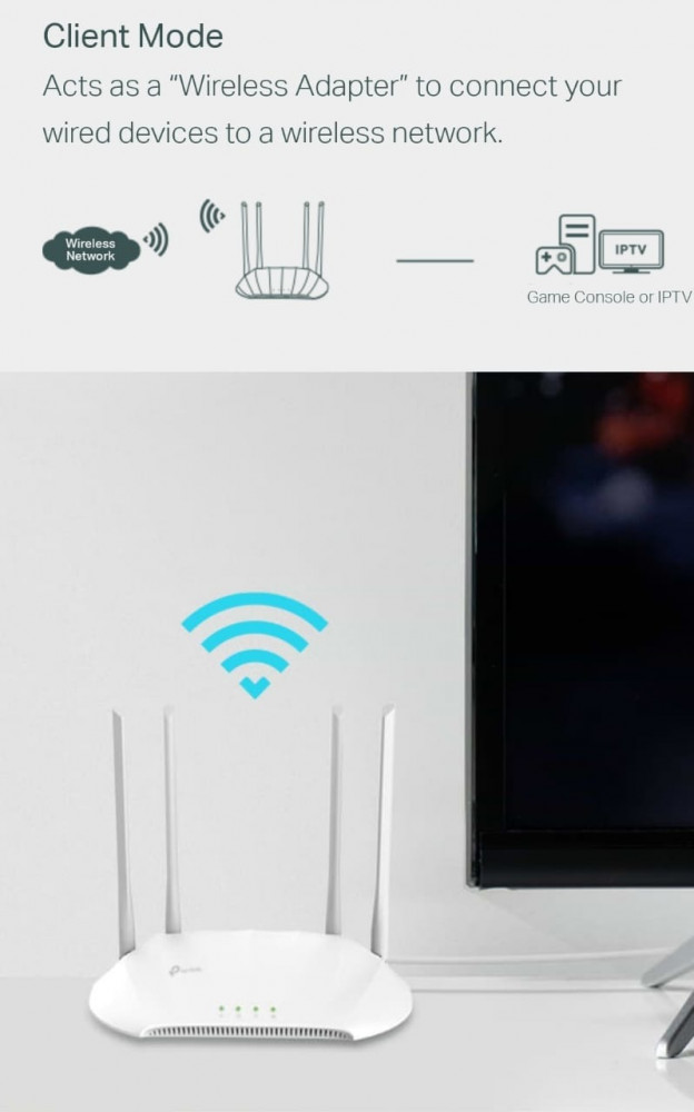 تي بي لينك - مقوي اشارة لاسلكي - جهاز نقطة وصل Access Point TP-Link