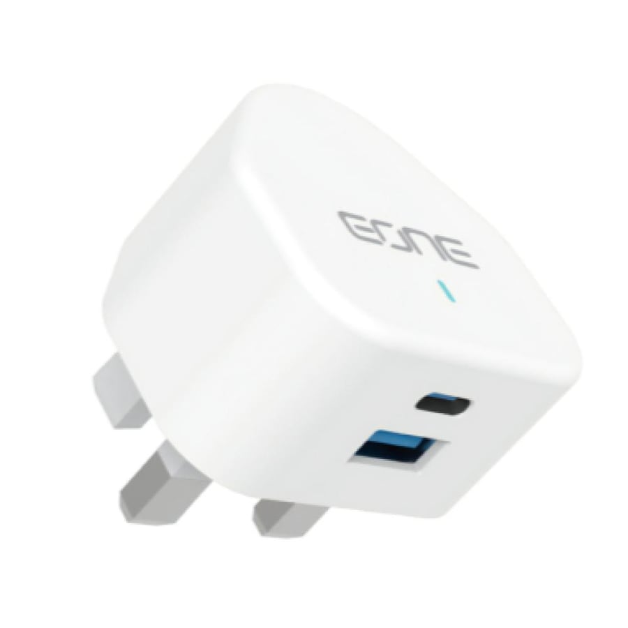 شاحن جداري بمنفذين بقوة إجمالي 20W يدعم تقنية الشحن سريع PD ماركة EONE