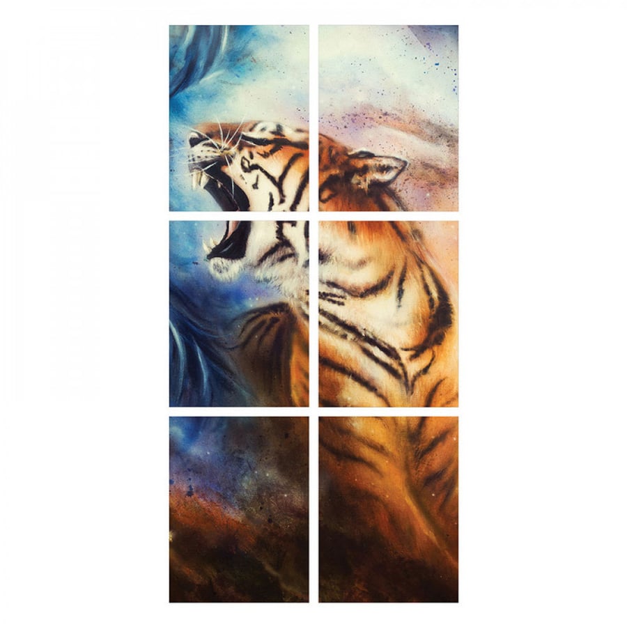 Wall art printed on lightweight board without frame size 40 × 30 cm quantity 6 pieces