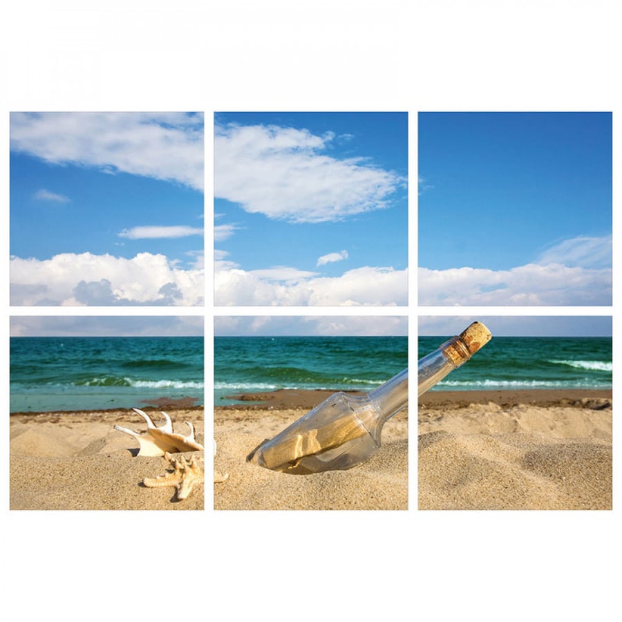 Wall art printed on lightweight board without frame size 40 × 40 cm quantity 6 pieces