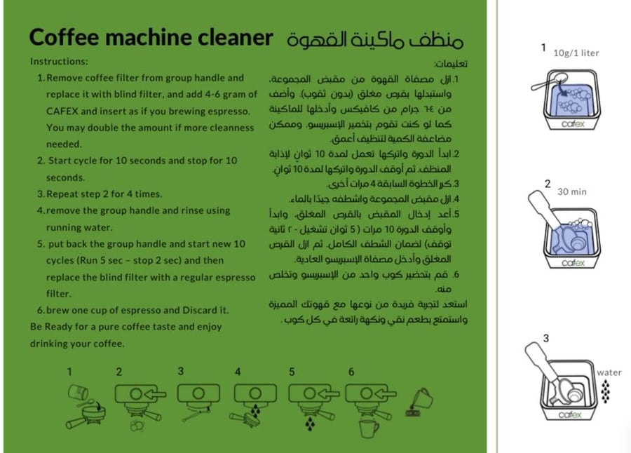 منظف ماكينة القهوة كافكس – 570 جرام