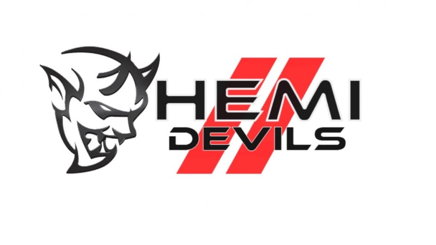 Hemi Devils sticker size 12x5