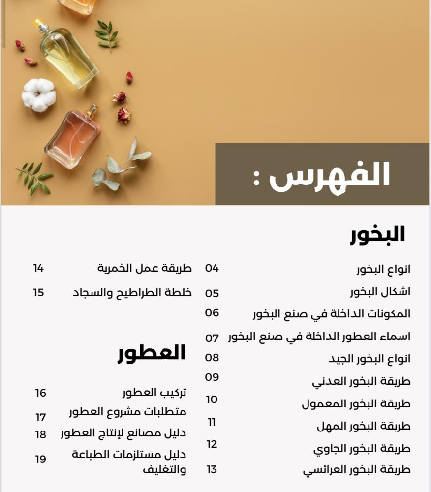 مشروع البخور والعطور