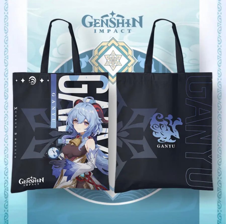 Ganyu genshin impact totebag