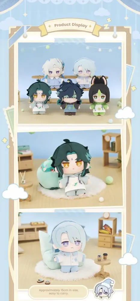 Genshin Impact  plushie Official Merch miHoYo | مجموعة دمى قنشن امباكت الأصلية
