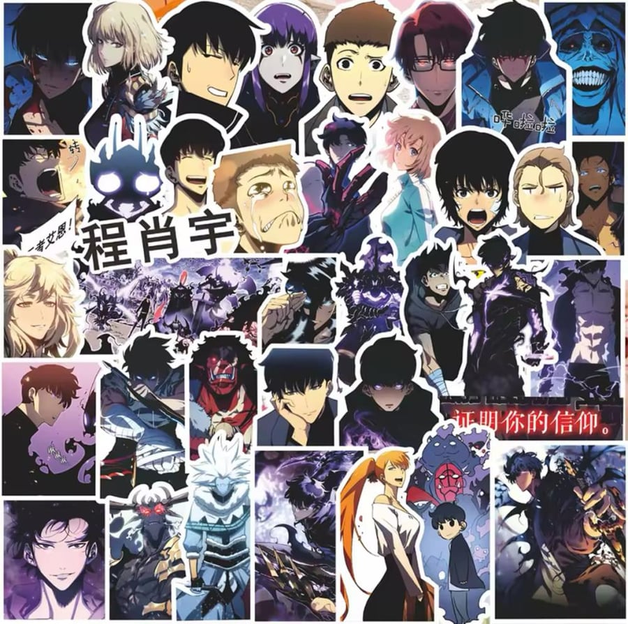 Solo leveling stickers | ستيكرات سولو ليڤينق
