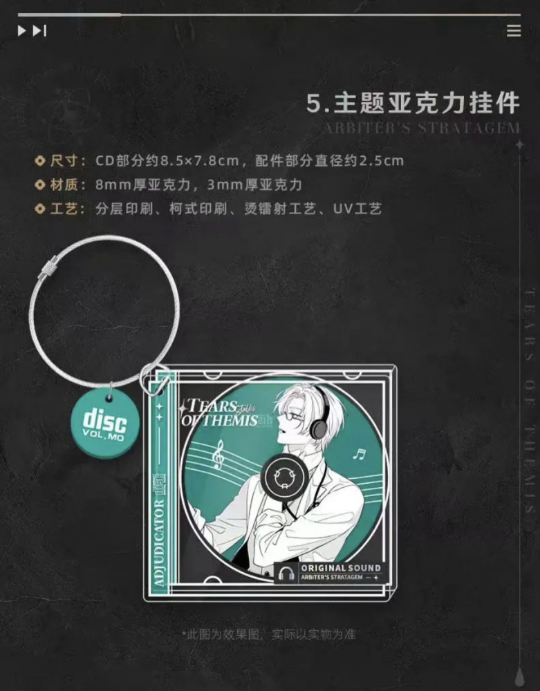 Tears Of Themis Original MiHoYo Vilhelm Sound Track Vinyl OST box | مجموعة بوكس ميهويو اوست ميوزك الاصلي