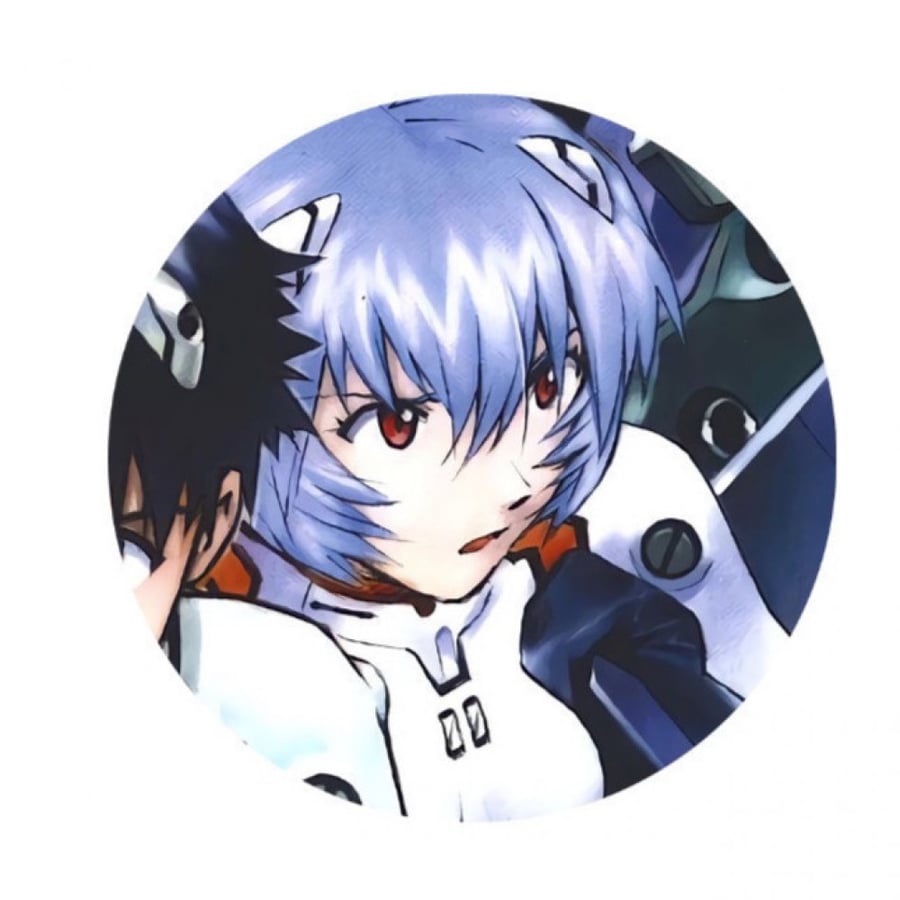 Ayanami rei brooch