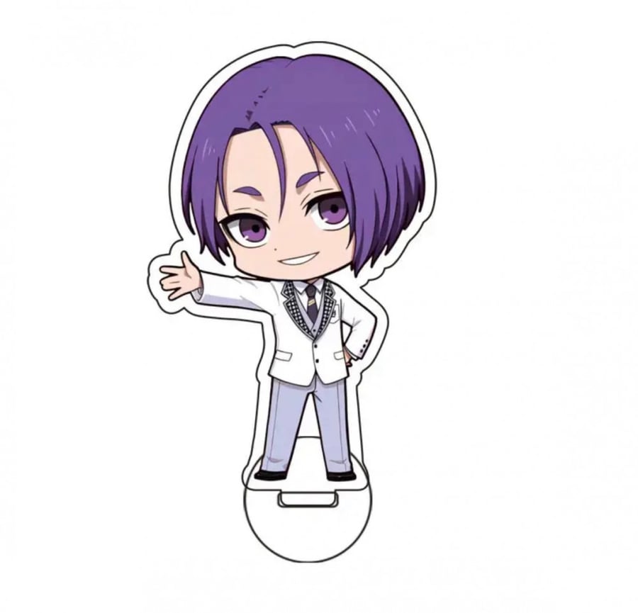 Blue lock acrylic stand