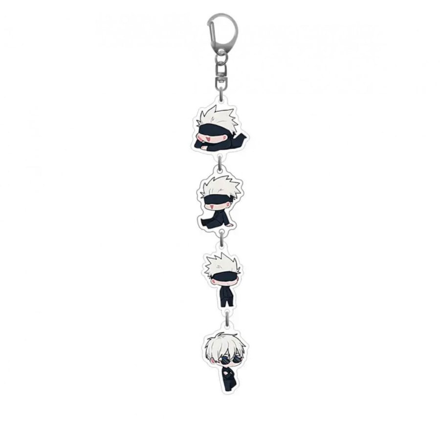 غوجو ميدالية لطيفة جوجتسو كايسن | Gojo  keychain Jujutsu kaisen