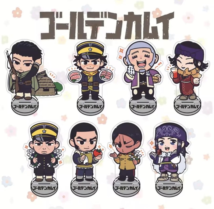 Golden Kamuy acrylic stand  | غولدن كاموي اكريلك ستاند