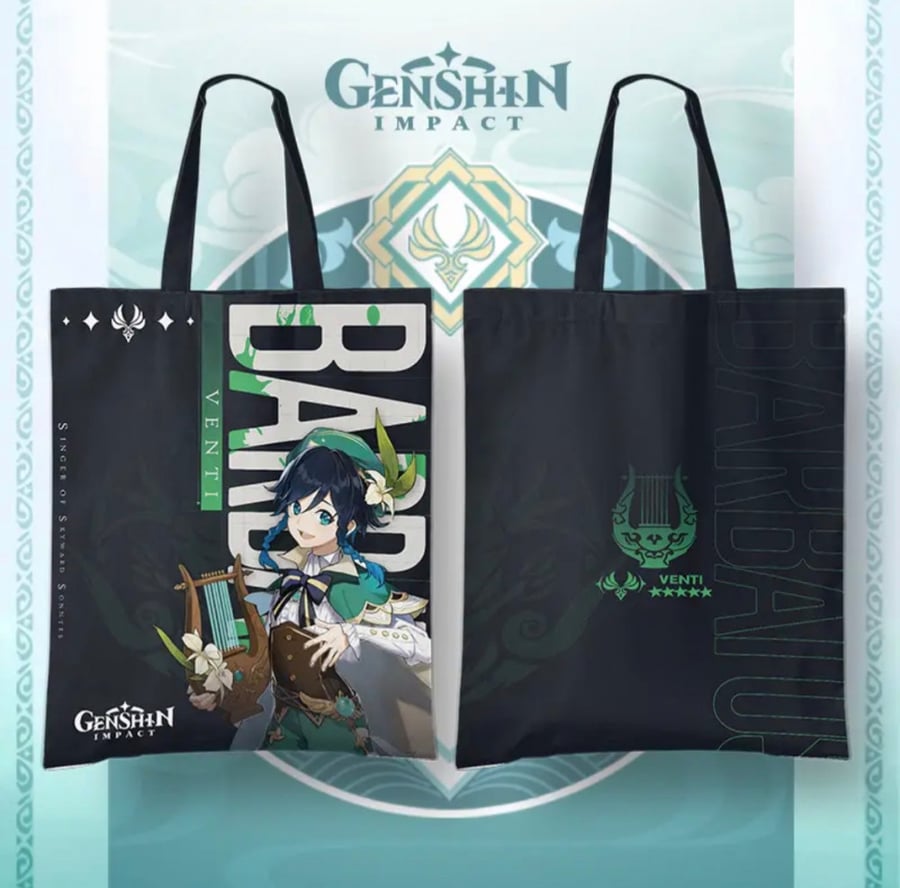 venti genshin impact totebag