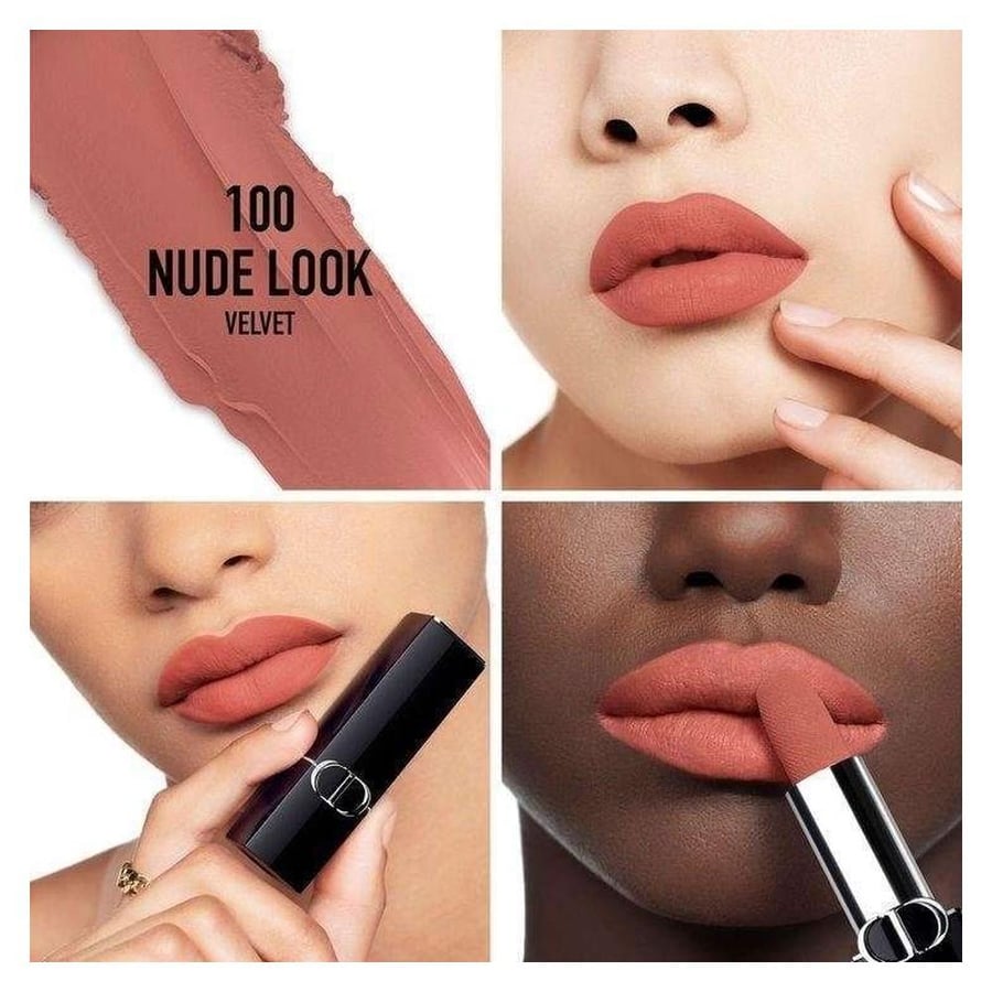 أحمر شفاه روج ديور فيلفيت – 100 Nude Look