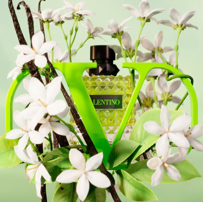 عطر دونا بورن ان روما جرين سترافغانزا من فالنتينو او دو بارفيوم 100ml