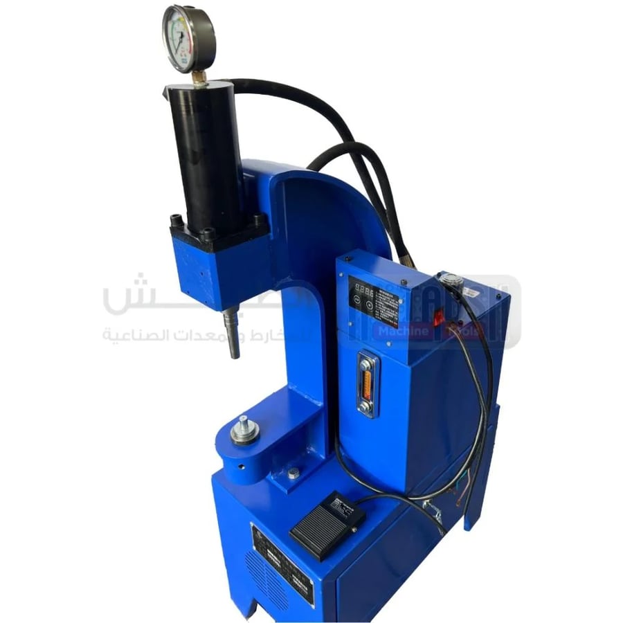YYM06-11 LOW RIVET MACHINE + Small tool kits / 380V 60HZ 3Phase  مكبس قماشات هيدروليك كهربائي