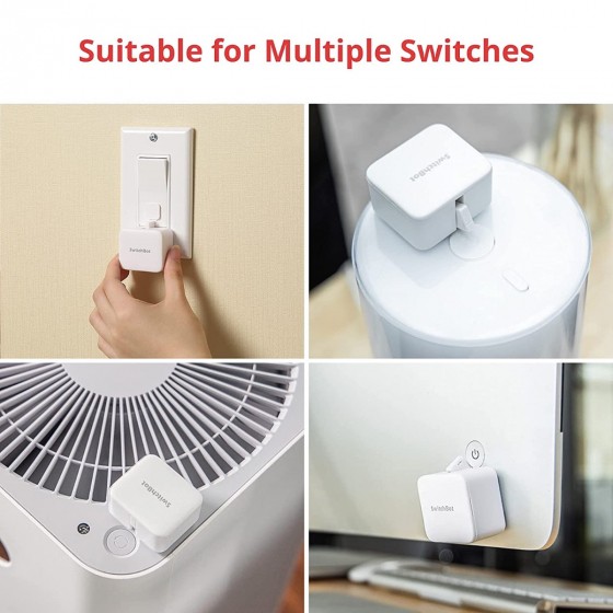 جهاز ذكي لضغط الازرار عن بعد - أبيض - SwitchBot
