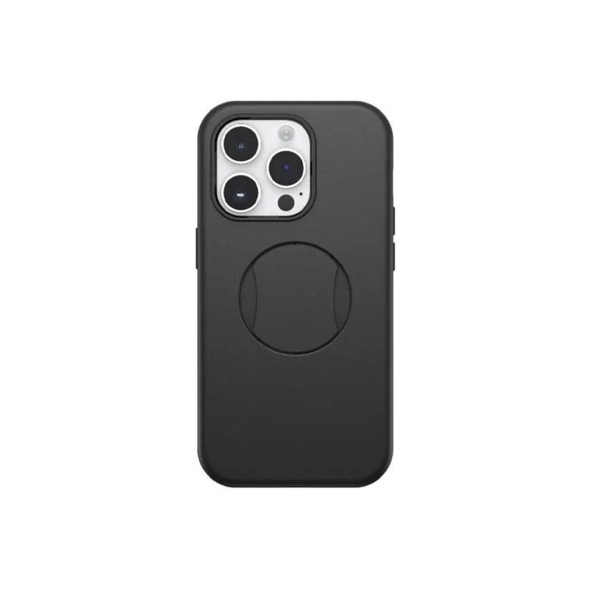 غلاف حماية ماق سيف ومسكة مدمجة ابل للايفون - اسود - OTTERbox