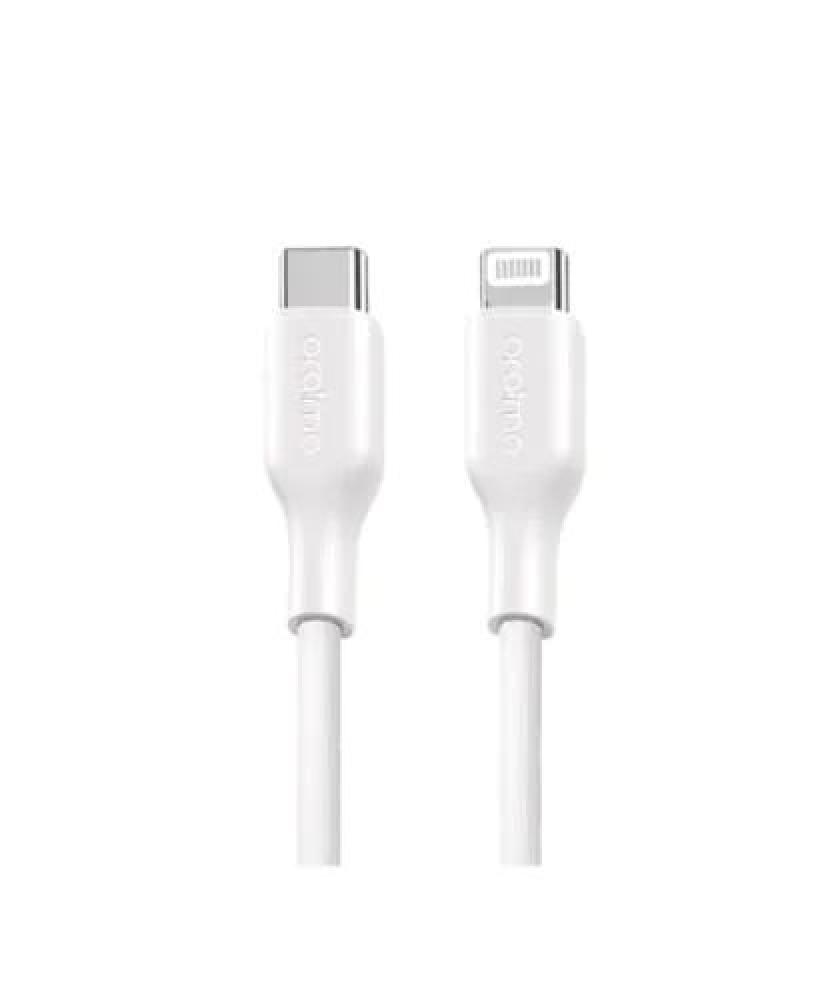 Oraimo - كيبل شحن تايب سي إلى لايتنينق 30 واط – لون أبيض