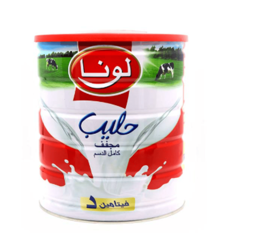 لونا حليب مجفف كامل الدسم 2.5كغ