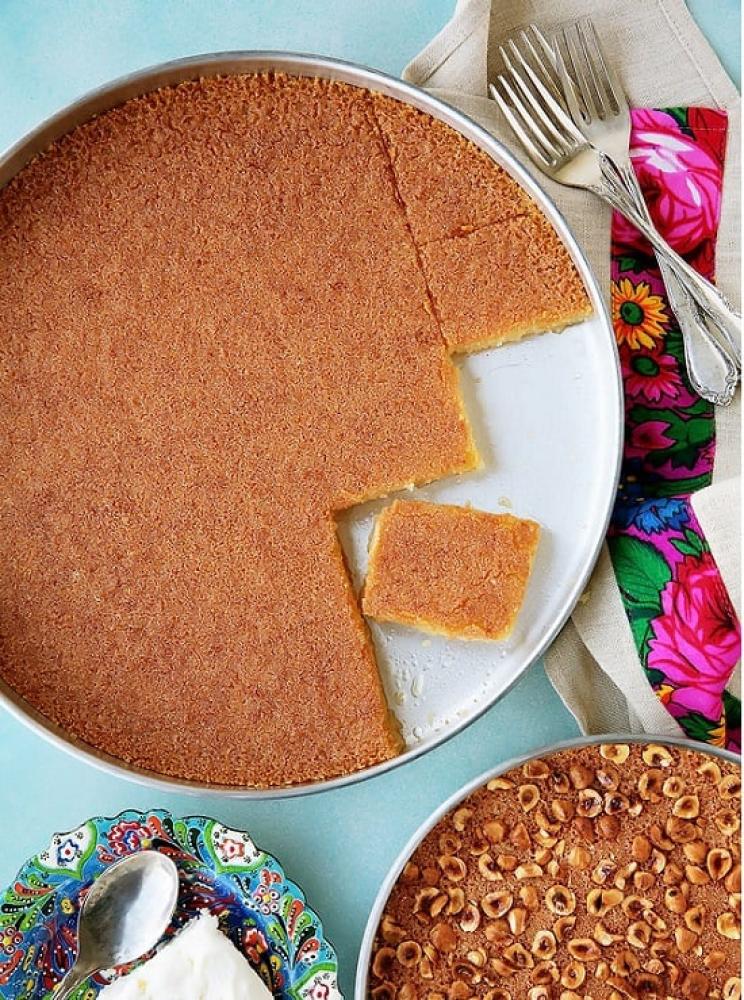 بسبوسة مصرية سادة من ستيباس