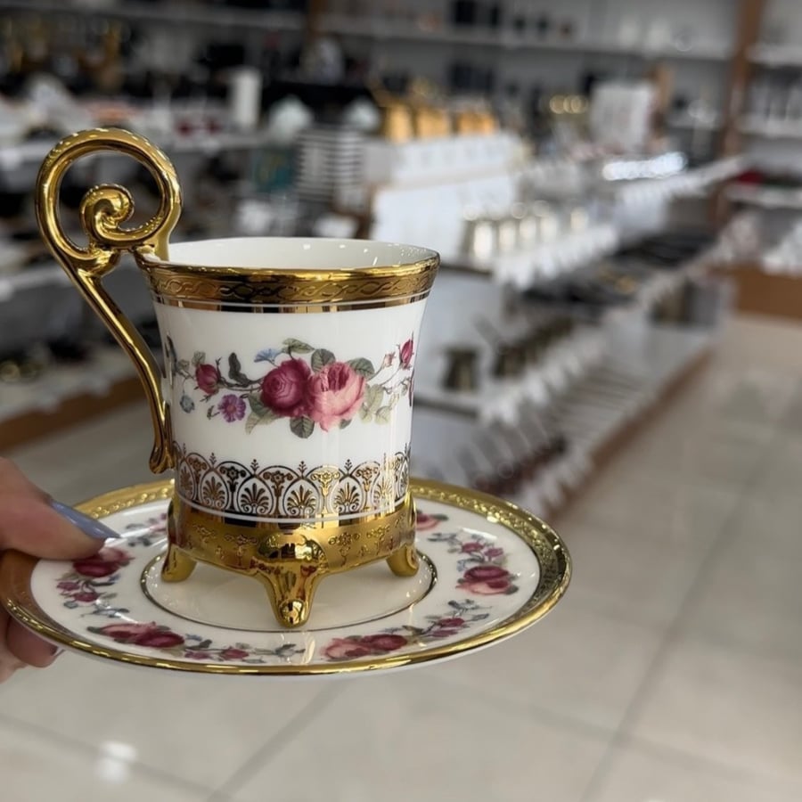 كوب قهوة ذهبي - 40 مل