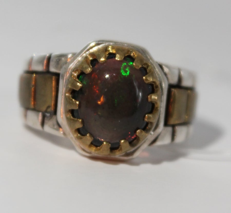 Ethiopian Opal Ring