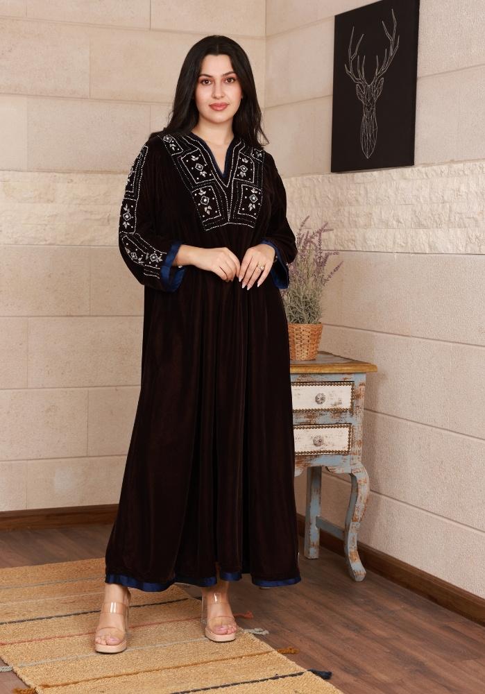 جلابية شتوي راقية تناسب المناسبات الشتوية