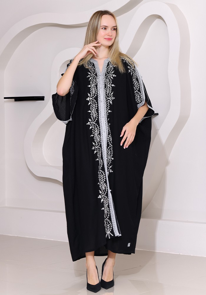 جلابية صيفي بتطريز لامع