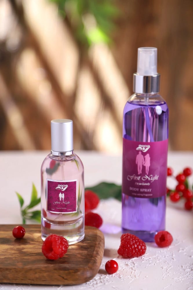عطر فيرست نايت + معطر جسم