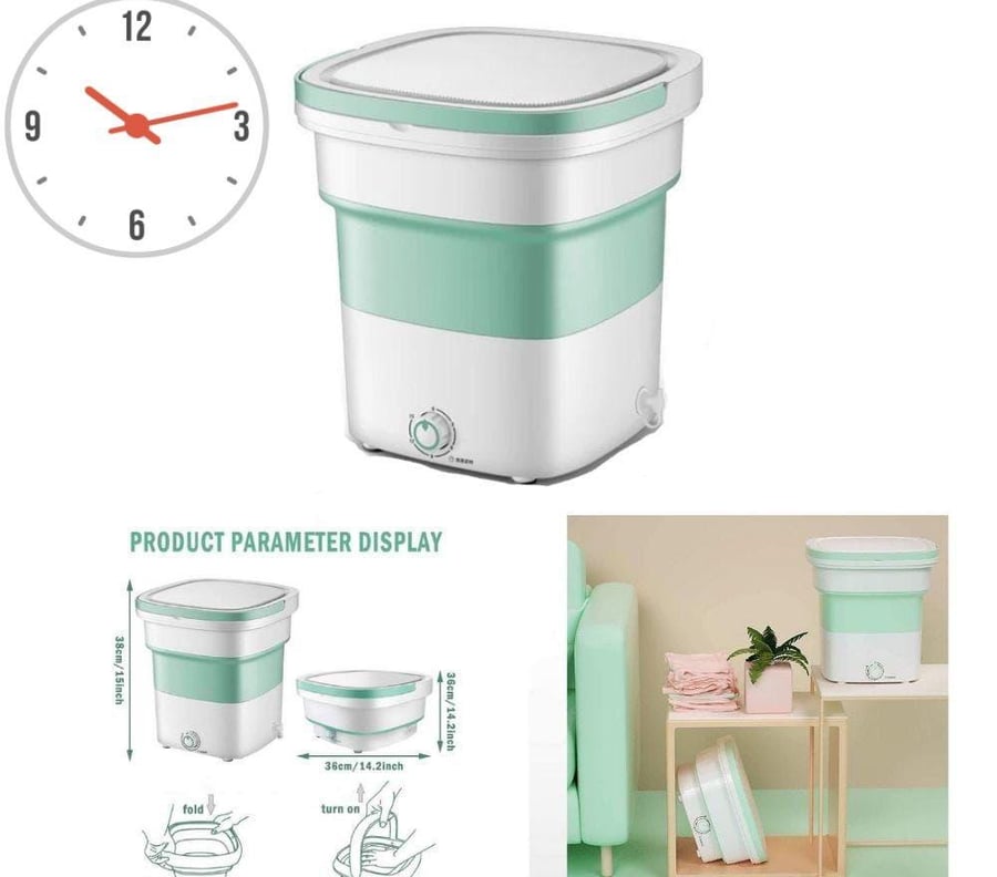 Foldable washing machine
