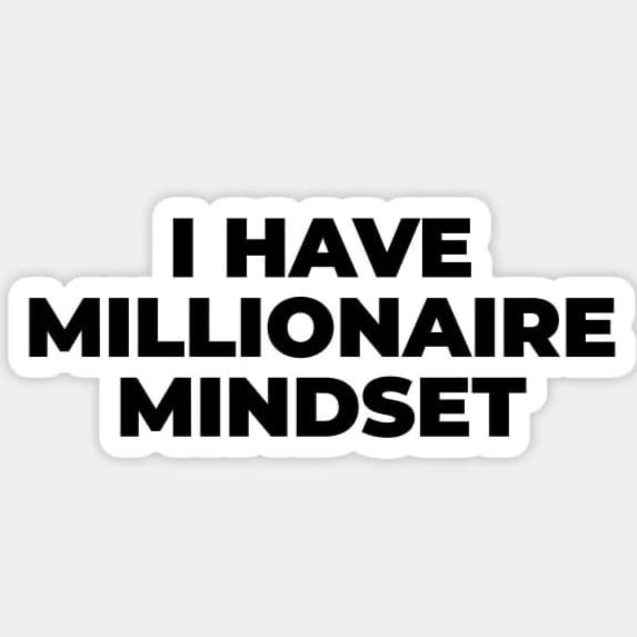 13-  I HAVE MILLIONAIRE MINDSET