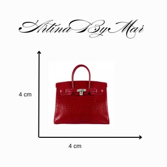 1 - Hermes Birkin Red Leather Bag