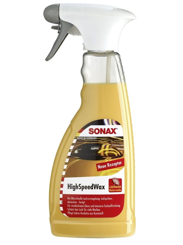 Car body polish and wax from Sunax