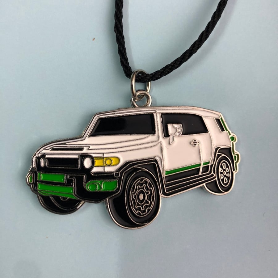 Toyota FJ mirror medal
