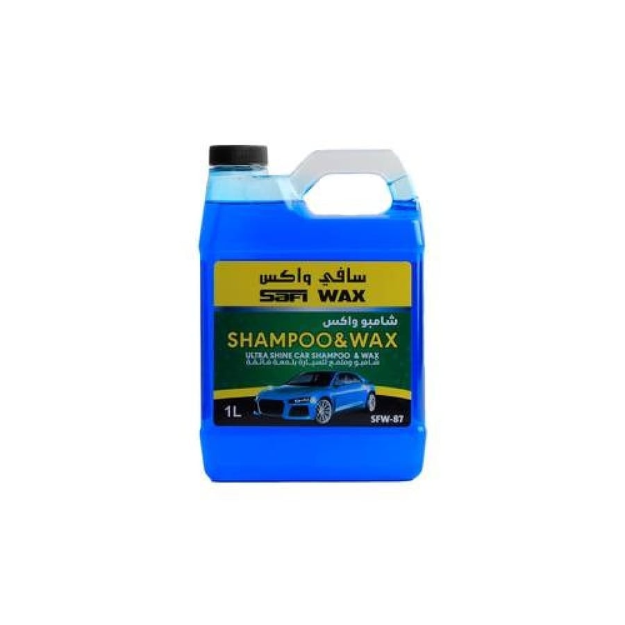 Safi shampoo and wax super shine 1 liter blue color