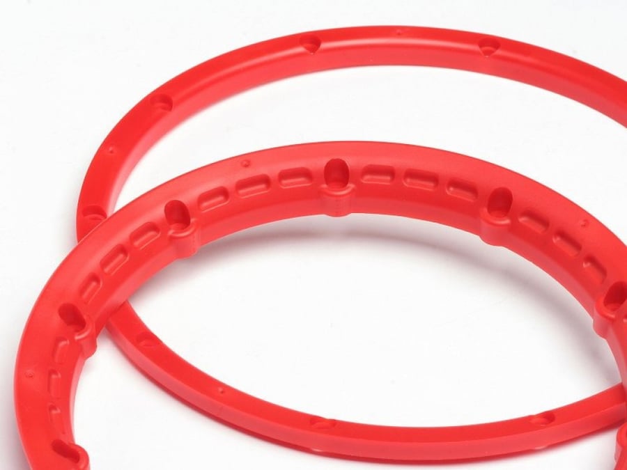 3275 - HEAVY DUTY WHEEL BEAD LOCK RINGS (RED/2pcs)