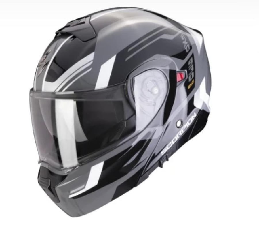 خوذهScorpion EXO 930 Evo Sikon رمادي اسود