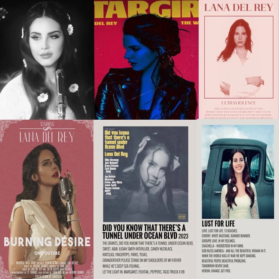 بوسترات لانا دل راي lana del rey