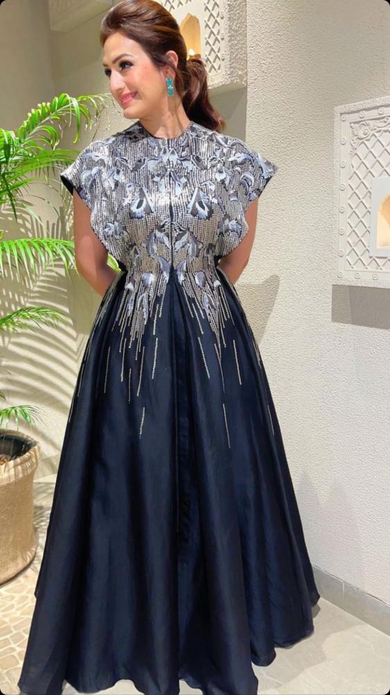 A flared dress