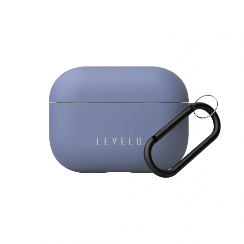 كفر سماعة آبل سيليكون أزرق ليفيلو Levelo Gorra Airpods Pro Case