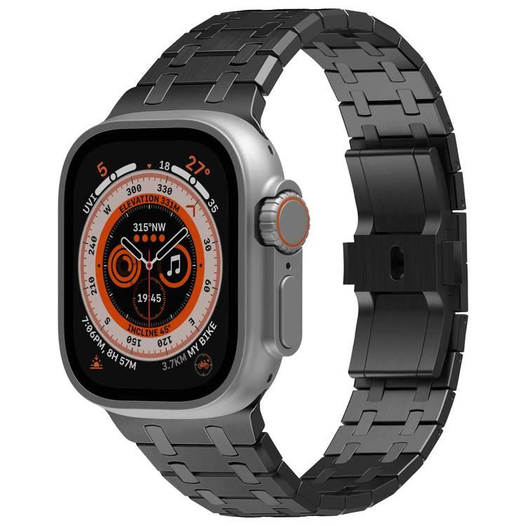 سوار ساعة ابل معدني أسود ليفيلو Levelo RoyalLink Stainless Steel Metal Watch Strap