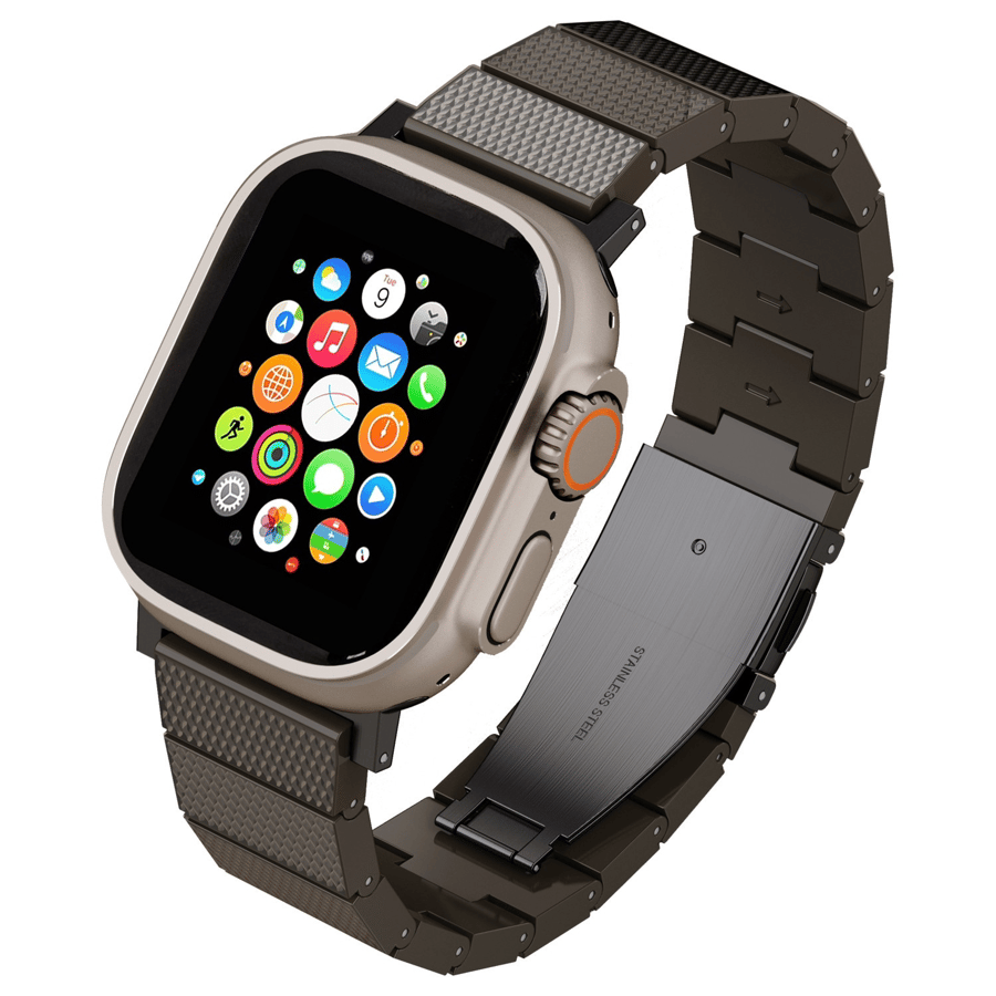 سوار ساعة آبل الراتنج 49ملم ليفلو فيوجن Levelo Fusion Resin Strap For Apple Watch