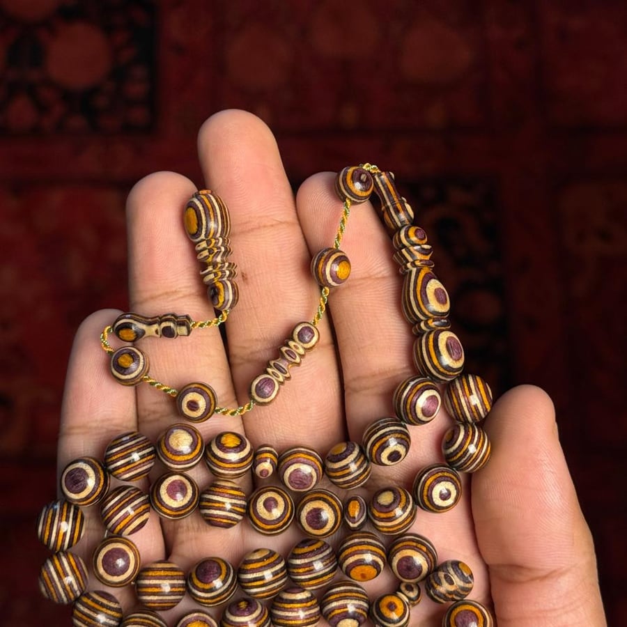 مسباح خشب مضغوط ( الكافور )