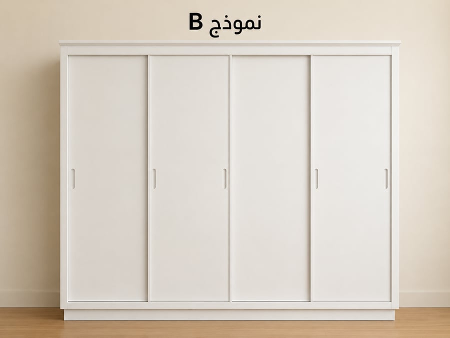 غرفة نوم مودرن وايت  White Room